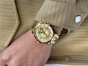 歐品客瑞士認證十大品牌手表男士全自動(dòng)機械表夜光防水真金翡翠男士手表 歐品客3320全金色款 免費刻字 終身質(zhì)保 41mm 終身質(zhì)保 曬單實(shí)拍圖