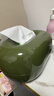 尊慕斯洞石紙巾盒家用客廳茶幾高檔輕奢餐桌可愛(ài)藝術(shù)高級感擺件抽紙盒 圓形紙巾盒【綠色】 曬單實(shí)拍圖