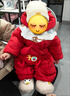 巴拉巴拉童裝兒童羽絨連體衣嬰兒寶寶2025新款秋冬萌趣造型新年拜年服喜慶 曬單實(shí)拍圖
