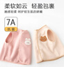 貝瑞加（Babyprints）寶寶馬甲兒童搖粒絨馬夾秋冬中大童護肚背心加厚保暖家居 粉120 曬單實(shí)拍圖