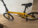 大行（DAHON）S20折疊自行車(chē)20英寸20速成人鋁合金碟剎運動(dòng)競技自行車(chē)KBA005 黃色【BA接頭+油碟剎】 曬單實(shí)拍圖