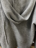 京多夢(mèng)韓系寬松顯瘦連帽毛衣女2025秋冬新款慵懶高級感內搭針織開(kāi)衫外套 灰色 均碼 （125斤以?xún)龋?曬單實(shí)拍圖