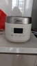 美的電飯煲1-2-3人 家用0涂層316L不銹鋼內膽電飯鍋小型 迷你智能多功能定時(shí)煮小米粥鍋微壓 母嬰級【上蓋可拆洗】白 2L 曬單實(shí)拍圖