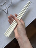 米聆陶瓷筷子家用高檔輕奢高顏值新骨瓷筷勺子抗菌防霉禮盒裝A [更耐摔]新綠釉語(yǔ)-5雙 曬單實(shí)拍圖