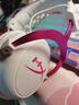 極度未知（HYPERX）HyperX颶風(fēng)2頭戴式電競吃雞CS三角洲行動(dòng)游戲耳機帶7.1靈音聲卡Cloud II 有線(xiàn)耳麥 全新港版-粉白 曬單實(shí)拍圖
