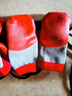 小型犬泰迪狗狗鞋子貓咪防抓咬鞋襪軟底防水秋冬款鞋襪好穿不掉襪 紅色尼龍襪 L 襪長(cháng)15.2c襪寬6.3cm建議12-1 曬單實(shí)拍圖
