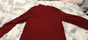 纖莉秀【打底外穿針織衫】大碼女裝半高領(lǐng)舒適百搭上衣胖mm秋新款3708 紅色 3XL 曬單實(shí)拍圖