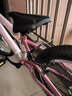 途銳達 超輕兒童山地自行車(chē)6-12歲男女孩學(xué)生青少年單車(chē)SC700冰莓粉22寸 曬單實(shí)拍圖