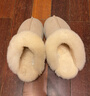 內泊【防寒必備】羊皮毛一體毛毛拖鞋男冬季乳膠家居防臭保暖女士栗39 曬單實(shí)拍圖