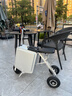 康安迪可登機行李箱電動(dòng)車(chē)親子男女便攜老年人折疊代步車(chē)智能電動(dòng)旅行箱 【72wh 三星雙電池】可登機騎行箱 曬單實(shí)拍圖