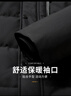 雪中飛鵝絨羽絨服男士短款脫卸帽加厚保暖休閑商務(wù)秋冬外套男裝175 曬單實(shí)拍圖