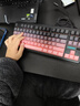 邁從（MCHOSE）G87 V2/K87S旋鈕無(wú)線(xiàn)機械鍵盤(pán)電競游戲客制化有線(xiàn)/藍牙三模gasket結構全鍵熱插拔筆記本電腦辦公 G87 V2 黑莓粉漸變側刻 快金軸 曬單實(shí)拍圖