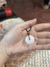 侗秘新疆和田玉平安扣吊墜老坑料羊脂白玉玉墜男女玉佩寶寶送生日禮物 小號(直徑約20mm) 和田玉平安扣 曬單實(shí)拍圖