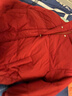 圖圖小象女童羽絨服白鴨絨兒童三防羽絨服保暖鎖溫中大童外套 紅色  150 曬單實(shí)拍圖