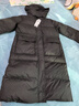 森馬（Semir）90絨羽絨服女長(cháng)款收腰顯瘦冬季寬松連帽三防厚外套101724113055 曬單實(shí)拍圖