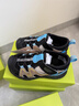 江博士夏季男女童戶(hù)外發(fā)光鞋學(xué)步鞋透氣幼兒寶寶童鞋運動(dòng)風(fēng)兒童涼鞋 黑/卡其 （夜光款） 26 腳長(cháng)約15.8-16.4 曬單實(shí)拍圖
