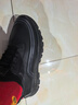 無(wú)肯大碼男鞋新款春季加絨棉鞋休閑運動(dòng)工作防水防滑勞保老爹鞋子男 FH-JXY-2099黑色 42 (260mm) 曬單實(shí)拍圖