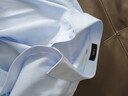 杉杉【DP免燙】襯衫男長(cháng)袖純棉休閑商務(wù)通勤抗皺易打理襯衣 淺藍色 42 曬單實(shí)拍圖