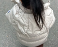 巴布豆（BOBDOG）金標短款兒童羽絨服男女中小童2025冬季新款防風(fēng)加厚A類(lèi)95絨外套 燕麥色 【防風(fēng)門(mén)襟款】 120 推薦【身高100-110cm】 曬單實(shí)拍圖