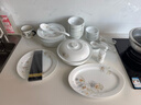 景德鎮（jdz）陶瓷餐具套裝家用新款高顏值喬遷禮物中式簡(jiǎn)約餐具禮盒裝清香和韻 曬單實(shí)拍圖
