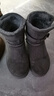 灰色厚底毛毛雪地靴女增高時(shí)尚2026新款冬季加絨兩穿博肯棉鞋35碼 灰色 36 曬單實(shí)拍圖