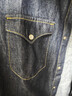 Levi's李維斯男士經(jīng)典寬松藍色牛仔襯衫時(shí)尚簡(jiǎn)約美式水洗情侶外套 深藍色 L 曬單實(shí)拍圖