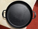 典匠鑄鐵煎鍋平底鍋戶(hù)外燒烤盤(pán)34cm無(wú)涂層鐵板烤肉牛排鍋烙餅鍋 曬單實(shí)拍圖