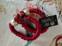 Royal sasa新年禮物春節喜慶小馬生肖發(fā)圈2件套裝高彈力不傷發(fā)皮筋扎發(fā)繩女 曬單實(shí)拍圖