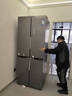 美的冰箱十字對開(kāi)門(mén)底部散熱四開(kāi)門(mén)超薄平嵌多門(mén)一級能效雙變頻風(fēng)冷無(wú)霜家用電冰箱457/571 wifi智能控 457底部散熱超薄平嵌冰箱 曬單實(shí)拍圖