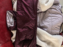 onmygame兒童棉衣保暖加厚男女童羊毛立領(lǐng)外套 暗紅色 160 曬單實(shí)拍圖