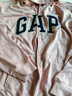 GAP男女裝字母logo拉鏈連帽法式毛圈衛衣外套611720 粉色 L (175/96A) 亞洲尺碼 曬單實(shí)拍圖
