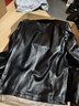 皮爾卡丹【頭層綿羊皮】皮衣男秋冬商務(wù)休閑通勤百搭真皮翻領(lǐng)合身挺括外套 曬單實(shí)拍圖