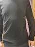 凡客誠品（VANCL）保暖內衣男士秋冬季親膚柔軟T恤男裝磨毛半高領(lǐng)打底衫 黑色 L 曬單實(shí)拍圖