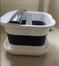 飛利浦（PHILIPS）泡腳桶加熱恒溫家用折疊足浴器洗腳電動(dòng)按摩全自動(dòng)泡腳盆 【滾輪折疊桶】6組滾輪大面積按摩+DPS循環(huán)加熱+ 曬單實(shí)拍圖