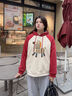 都市麗人羊羔絨衛衣女秋冬2025新款馬年本命年衣服插肩袖加絨加厚女士外套 曬單實(shí)拍圖