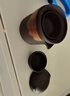 夢(mèng)庭（MENGTING）便攜式紫砂茶具旅行泡茶套裝泡茶壺茶水分離一壺六杯功夫快客杯 曬單實(shí)拍圖