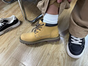 卡特（CAT）馬丁靴工裝靴男鞋經(jīng)典款Doubleday系列牛皮中幫防滑戶(hù)外靴子男 黃色P726447 41 曬單實(shí)拍圖