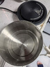 美的電煮鍋不銹鋼0涂層小電鍋多功能鍋便攜分體式小型電燉鍋燉蒸煮涮一體家用電火鍋宿舍泡面鍋電炒鍋 1.7L 316不銹鋼+3擋火力+折疊便攜+燉蒸煮涮 曬單實(shí)拍圖