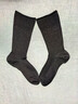 MUJI 男式 合腳直角 羅紋襪 襪子男士26年春季 DAE37C6S 炭灰色 M (25-27cm/40-44碼) 曬單實(shí)拍圖