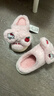 HELLOKITTY童鞋女童棉拖卡通可愛(ài)冬季保暖家居鞋柔軟舒適拖鞋6847粉色34 曬單實(shí)拍圖