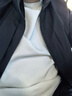 布先生小高領(lǐng)加厚保暖長(cháng)袖打底T恤男秋冬打底衫 象牙白 XXXXL/195  曬單實(shí)拍圖