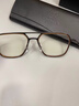 木川155-144MM大小碼近視眼鏡男士復古雙梁純鈦可配度數防藍光新年 MW108PLUS茶槍色C5大碼【155mm_大臉雙梁鈦架】 單鏡框 曬單實(shí)拍圖