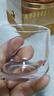 水晶扳指主人杯家用小眾泡茶杯品茶待客二兩酒杯加厚玻璃杯水杯子 來(lái)財4只+舍得4只100ml8只 曬單實(shí)拍圖
