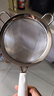 展藝 304不銹鋼手持30目面粉篩網(wǎng)糖粉篩月餅蛋糕餅干烘焙工具 14cm面粉篩 曬單實(shí)拍圖