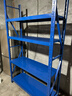 京牛倉儲貨架家用多層置物架地下室倉庫重型落地快遞超市展示貨物架子 藍色主架-四層 450kg承重-家用型長(cháng)100*寬40*高200 曬單實(shí)拍圖