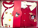 迪士尼（Disney）嬰兒衣服禮盒純棉新生兒春夏秋冬男女寶寶滿(mǎn)月百天見(jiàn)面禮用品a類(lèi) 福氣米奇紅26件套四季款 禮盒裝 66cm (建議0-5個(gè)月) 曬單實(shí)拍圖
