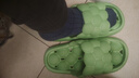 御樂(lè )涼拖鞋夏季新款漏水鞋半拖鞋男士一字拖室內家用洗澡涉水洞洞鞋 綠色 42 -43 適合平時(shí)40-41碼 曬單實(shí)拍圖