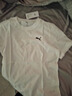 彪馬PUMA 純色寬松休閑短袖T恤男女款夏季運動(dòng)上衣 690409 曬單實(shí)拍圖