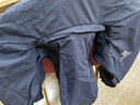 駱駝夾克男石墨烯秋冬季外套男士風(fēng)衣新款連帽加絨加厚大碼中青年上衣 深藍色 L 建議120-140斤 曬單實(shí)拍圖