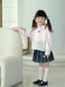 可英童裝女童套裝學(xué)院風(fēng)2026春季新款女孩甜美春裝女寶寶百褶裙三件套 曬單實(shí)拍圖